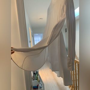 shirt/dress/tunic, elegant with pockets, button up.